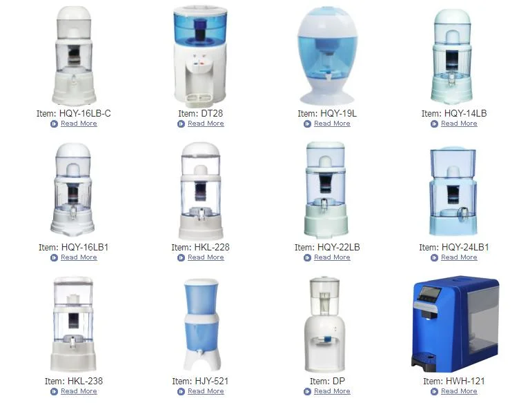 Gravity Water Filter with Ceramic and UF (HJY-521)